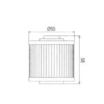 Filter ulja HF145 Hiflo - Слика 2