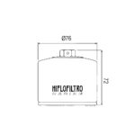 Filter ulja HF160RC Hiflo (RACING) - Слика 2