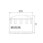 Filter ulja HF184 Hiflo - Слика 2