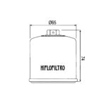 Filter ulja HF204RC Hiflo (RACING) - Слика 2