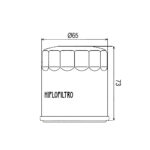 Filter ulja HF303 Hiflo - Слика 2