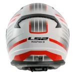 Kaciga LS2 Full Face FF353 RAPID II CIRCUIT belo crvena - Слика 4
