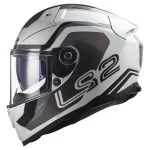 Moto kaciga LS2 Full Face FF811 VECTOR II METRIC belo titanium - Слика 2