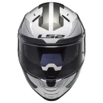 Moto kaciga LS2 Full Face FF811 VECTOR II METRIC belo titanium - Слика 4
