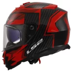 Kaciga LS2 Full Face FF800 STORM II TRACKER crno crvena - Слика 2