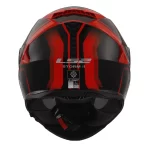 Kaciga LS2 Full Face FF800 STORM II TRACKER crno crvena - Слика 3
