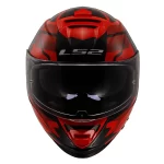 Kaciga LS2 Full Face FF800 STORM II TRACKER crno crvena - Слика 4