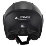 LS2 Jet moto kaciga Airflow II mat crna