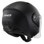 LS2 Jet moto kaciga Airflow II mat crna