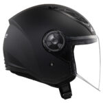 LS2 Jet moto kaciga Airflow II mat crna