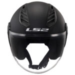 LS2 Jet moto kaciga Airflow II mat crna