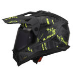 LS2 Cross moto kaciga Pioneer II Crazy crno žuta