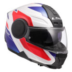 Moto kaciga LS2 Flip Up FF902 SCOPE II DURIA belo plavo crvena - Слика 8