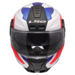 Moto kaciga LS2 Flip Up FF902 SCOPE II DURIA belo plavo crvena - Слика 4