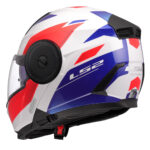 Moto kaciga LS2 Flip Up FF902 SCOPE II DURIA belo plavo crvena - Слика 6