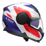 Moto kaciga LS2 Flip Up FF902 SCOPE II DURIA belo plavo crvena - Слика 3