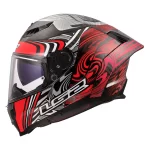 LS2 Full Face Moto kaciga Dragon Enthum crvena