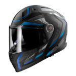 Full Face moto kaciga LS2 VECTOR II ALIZER crno plava