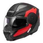 LS2 Flip Up moto kaciga SCOPE II DURIA crno crvena