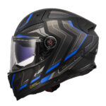Full Face moto kaciga LS2 VECTOR II ALIZER crno plava