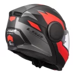 Moto kaciga LS2 Flip Up FF902 SCOPE II DURIA crno crvena - Слика 6