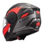 Moto kaciga LS2 Flip Up FF902 SCOPE II DURIA crno crvena - Слика 5
