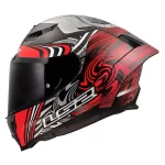 Moto kaciga LS2 Full Face FF807 DRAGON CARBON ENTHUM crvena - Слика 3