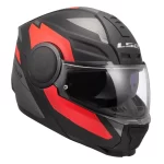 Moto kaciga LS2 Flip Up FF902 SCOPE II DURIA crno crvena - Слика 2