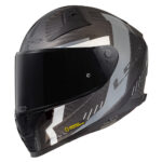 Full Face moto kaciga LS2 VECTOR II CARBON GRID crno siva