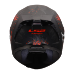 Moto kaciga LS2 Full Face FF820 RAPID III KAIJU II crno crvena - Слика 4