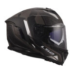 Moto kaciga LS2 Full Face FF818 STORM III SPORTY crno siva - Слика 6