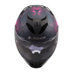 Moto kaciga LS2 Full Face FF818 STORM III BURST crno roza - Слика 7
