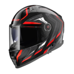 LS2 Full Face moto kaciga FF811 VECTOR II ALIZER crno crvena