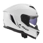 Moto kaciga LS2 Full Face FF818 STORM III SOLID bela - Слика 5