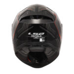 Moto kaciga LS2 Full Face FF811 VECTOR II ALIZER crno crvena sa naočarima - Слика 4