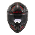 Moto kaciga LS2 Full Face FF811 VECTOR II ALIZER crno crvena sa naočarima - Слика 3