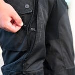 Moto pantalone LS2 TRAVEL SHORT ženske crno tamno sive kratke - Слика 4