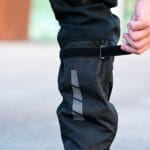 Moto pantalone LS2 TRAVEL SHORT ženske crno tamno sive kratke - Слика 6