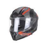 CGM moto kaciga DUAL crno crvena