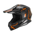 CGM OFF ROAD moto kaciga MUD Fury crno narandžasta