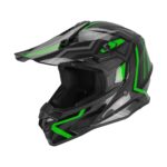 CGM OFF ROAD moto kaciga MUD Fury crno zelena