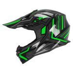CGM OFF ROAD moto kaciga MUD Fury crno zelena